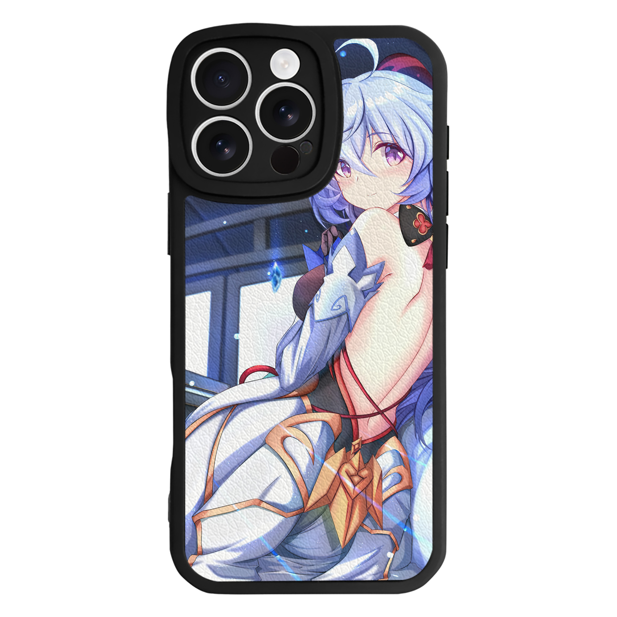げんし神 genshin 【iPhone 16シリーズ対応】シリコンスマホケース（レザー調） 材質：シリコン